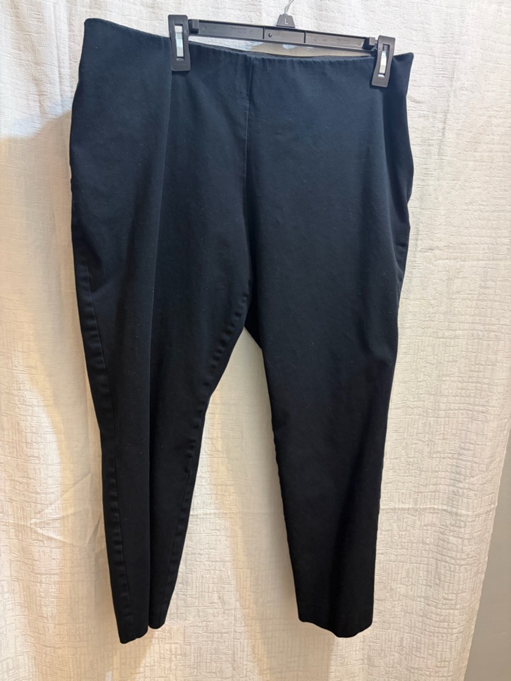 a new day Black Ribbed Waistband Ponte Pants